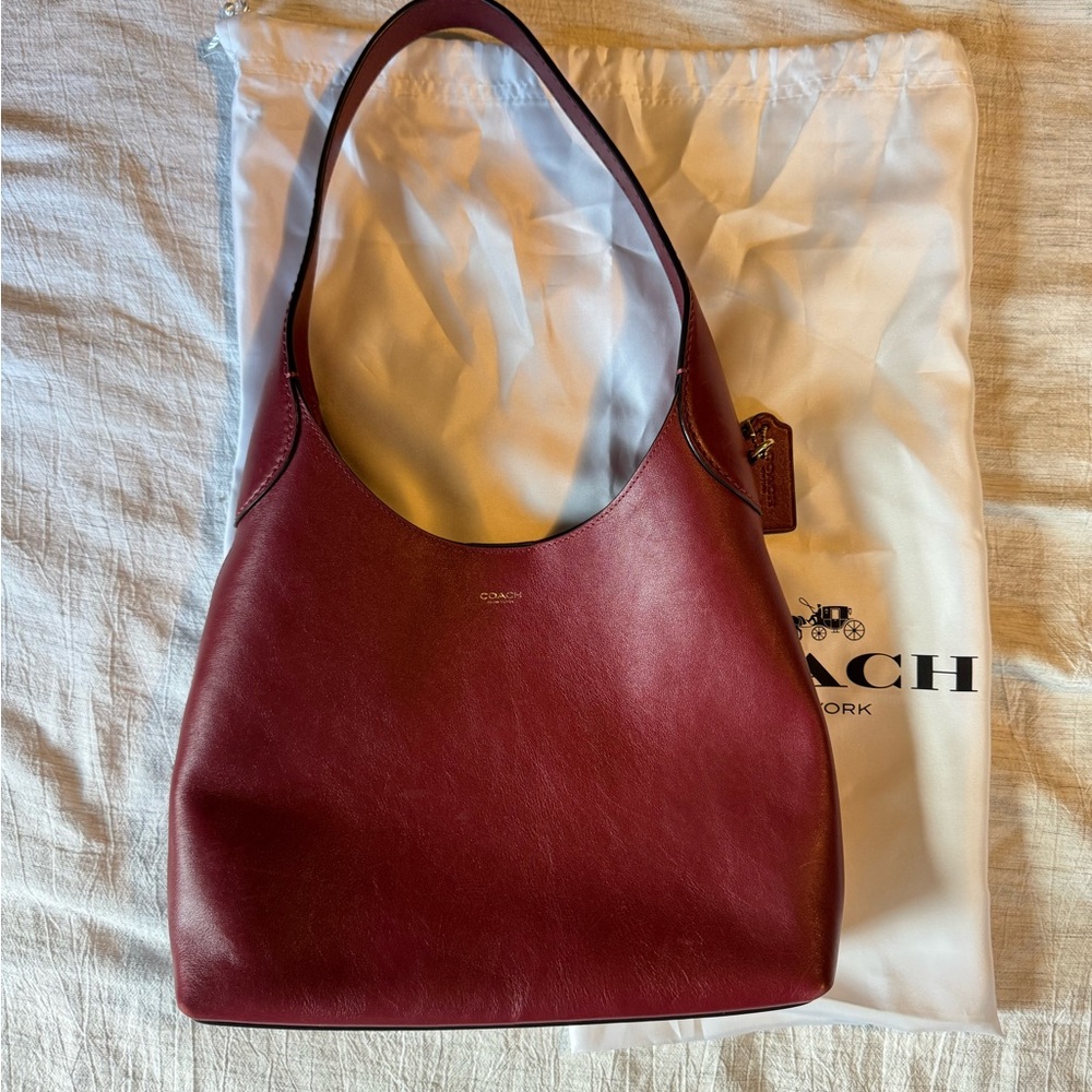 Coach Brooklyn 28 Bag in Ruby Red